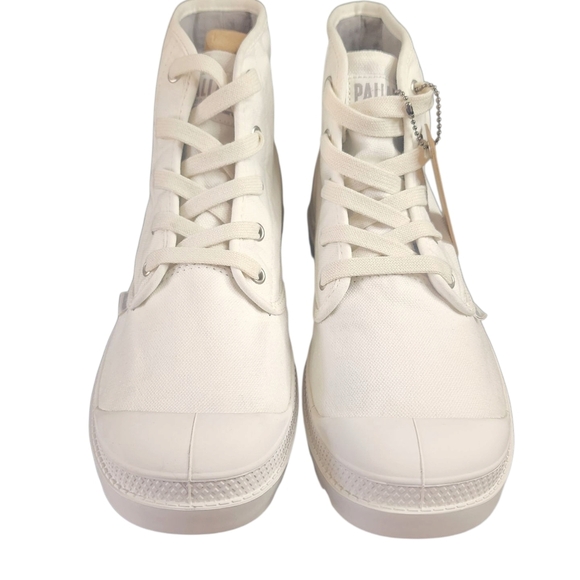 Palladium White Canvas Boots - Picture 2 of 8